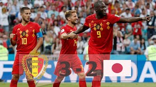 Belgium vs Japan World Cup 2018 highlights moment [upl. by Glynias880]