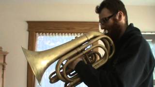 Eb Contrabass Flugelhorn Playing [upl. by Ntisuj71]