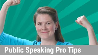 Public Speaking Pro Tips Confident amp Comfortable Presentations [upl. by Adnicaj]