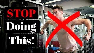 How To Build Lower Pecs Stop Doing This  V SHRED [upl. by Luthanen]