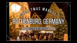 Rothenburg ob der Tauber Germany  German Christmas Market [upl. by Addia877]