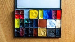 Watercolour amp Gouache Palette Update My Art Toolkit Setup [upl. by Aryhs]