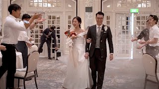 Raffles Hotel Full Day Lunch Wedding 2021  Bentley amp Elizabeth [upl. by Erolyat]