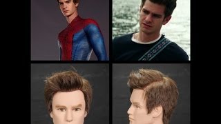 Andrew Garfield  Spiderman 2 Haircut Tutorial [upl. by Alansen864]