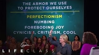 Why Brené Brown Says Perfectionism Is a 20Ton Shield  Oprahs Lifeclass  Oprah Winfrey Network [upl. by Aysan]