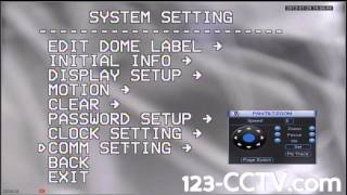 Configuring Multiple PTZ 9000s to one DVR 123CCTV [upl. by Albur]