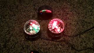 BEST Party Lights Disco Ball Strobe Light Disco Lights REVIEW [upl. by Sharia]