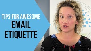 Email Etiquette Tips  How to Write Better Emails at Work [upl. by Latsyk]