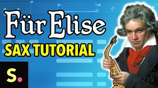 Für Elise Sax Tutorial  Saxplained [upl. by Nylram]