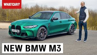 New BMW M3 2021 review – 060 test lap time amp FULL driving impressions  What Car [upl. by Grigson]