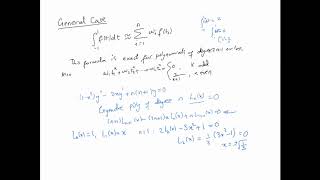 Numerical Integration  GaussianLegendre Quadrature [upl. by Alled]