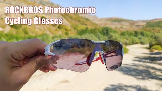 ROCKBROS Photochromic Cycling Glasses  Review amp Test [upl. by Delamare729]