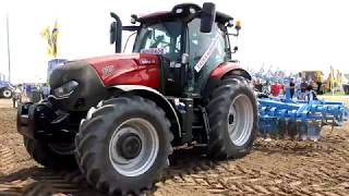 Case Maxxum 135 amp Lemken Heliodor  AGROGLOBAL 2018 [upl. by Cida]