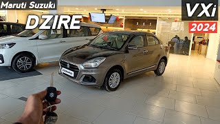 Maruti Suzuki Dzire VXi AMT 2024 ❣️ DZIRE Reallife Review 😍 [upl. by Wilkie]