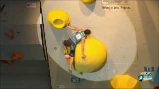 IFSC Boulder World Cup 2014  Hard Boulder Moves 1 [upl. by Dyob]