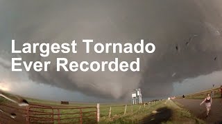 Worlds Largest Tornado  El Reno Oklahoma May 2013 [upl. by Retsim597]