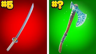 20 SWEATIEST OneHanded Fortnite Pickaxes [upl. by Stockwell65]