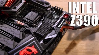 MSI Godlike Z390 MEG Unboxing and Overview [upl. by Iniretake]