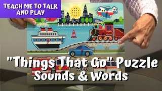 Speech Therapy Videos for Young ChildrenThings That Go PuzzleSounds amp WordsLaura Mize [upl. by Waterman]