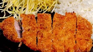 How to Cook A Tonkatsu Dinner  Deep Fried Pork Cutlet [upl. by Yeleak276]