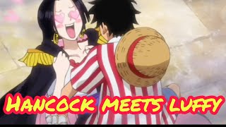 Hancock Meets luffy  One Piece 895 [upl. by Ellimahs]