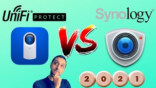 Synology Surveillance Station VS UniFi Protect 2021 [upl. by Eicats970]