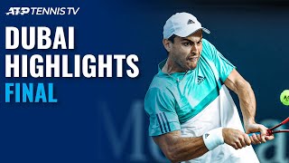 Lloyd Harris v Aslan Karatsev  Dubai 2021 Final Highlights [upl. by Caritta]