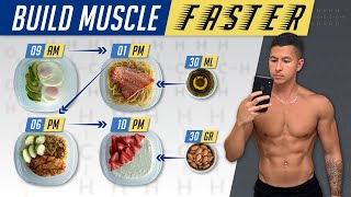 The Best Meal Plan To Build Muscle Faster EAT LIKE THIS [upl. by Barvick]