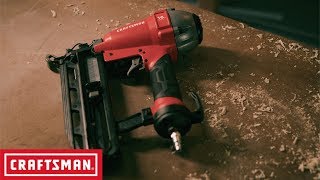 CRAFTSMAN 16 GA Straight Finish Nailer CMPFN16K  Tool Overview [upl. by Orgell]