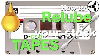 How to relubricate your stuck cassette tapes [upl. by Aikam]