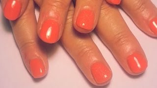 Recouvrement complet en gel sur ongles naturels [upl. by Sydalg]