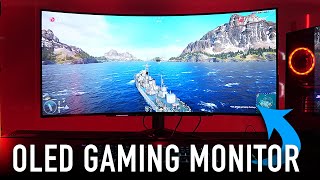 LGs Amazing 240Hz OLED Gaming Monitor LG UltraGear 45GR95QE HandsOn [upl. by Nerhtak866]