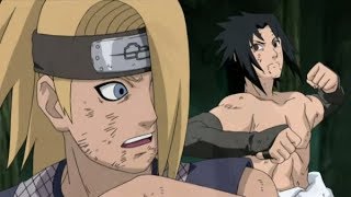 Sasuke vs Deidara Full Fight English Sub [upl. by Ariaes]