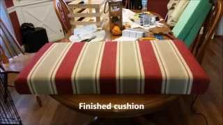 How to Cover a Cushion [upl. by Farlay]