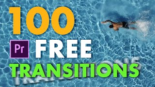 100 FREE Smooth Transitions for Adobe Premiere Pro [upl. by Fonda]