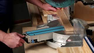 How To Cut Angles on a Miter Saw [upl. by Aihsatal]