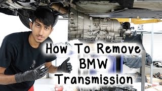 How To Remove BMW E60 5 Series Transmission [upl. by Krid32]