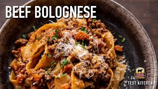 How to Make Classic Beef Bolognese  Ground Beef Recipe [upl. by Nommad]