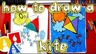 How To Draw A Kite [upl. by Nanaek]