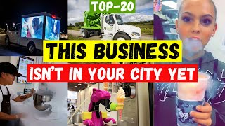 20 PROFITABLE BUSINESS IDEAS 2024 Business franchises [upl. by Burnaby]