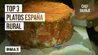 Top 3 comida española tradicional recetas caseras y raras  Chef Salvaje [upl. by Gratia726]