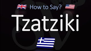 How to Pronounce Tzatziki Sauce CORRECTLY [upl. by Norga]