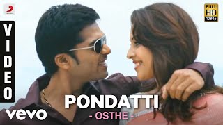 Osthe  Pondatti Tamil Video  STR Thaman [upl. by Bang]