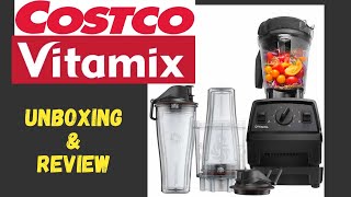 Costco Vitamix E320 blender unboxing review healthy smoothie and cleaning [upl. by Lynelle]