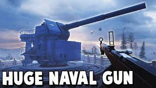 New HUGE Coastal Naval Gun  Battlefield 1 In the Name of the Tsar Albion MAP BF1 DLC New Map [upl. by Heron]