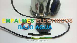 EMPALMES ELECTRICOS BAJO AGUA [upl. by Asirehc]