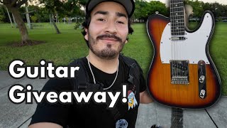 Guitar Giveaway  Donner DTC 100 [upl. by Doxia75]