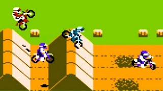 Excitebike NES Playthrough  NintendoComplete [upl. by Tri127]