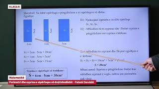 e Mesimi  Klasa 6  6702 Matematikë  Perimetri dhe syprina e sipërfaqes së drejtkëndëshit [upl. by Nyluqcaj]