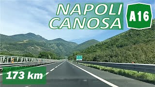 A16  NAPOLI  CANOSA  Autostrada dei due mari  Percorso completo [upl. by Duvall]